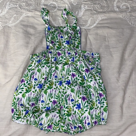 Oscar de la Renta Floral Romper - Picture 4 of 6